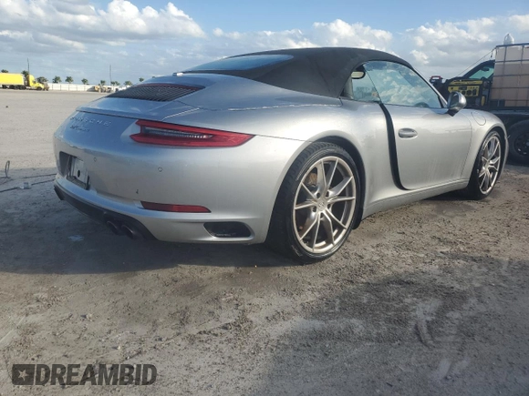 2017 Porsche 911 Carrera with VIN WP0CA2A9XHS141399, listed as a Copart auction lot 75233044 with Not Provided miles and Salvage Title. Bid and sale history available at DreamBid. Image 3.