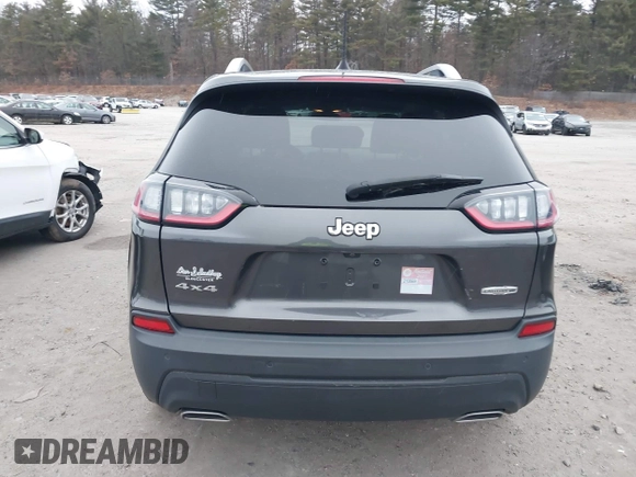 2020 Jeep Cherokee Altitude with VIN 1C4PJMLX8LD524764, listed as a IAAI auction lot 41076385 with 25,611 mi miles. Bid and sale history available at carsss.com. Image 16.