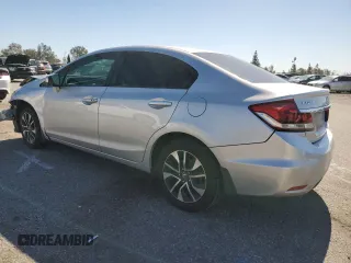 2015 Honda Civic EX with VIN 19XFB2F81FE200298, listed as a Copart auction lot 50373225 with 128,805 mi miles and Salvage Title. Bid and sale history available at DreamBid. Image 2.