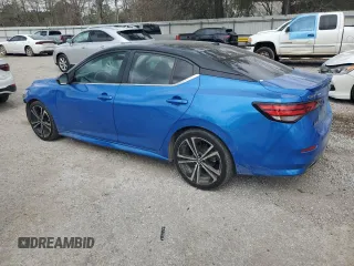 2022 Nissan Sentra SR with VIN 3N1AB8DV0NY207992, listed as a Copart auction lot 46617435 with 49,780 mi miles and Salvage Title. Bid and sale history available at carsss.com. Image 2.