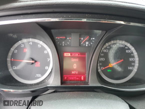 2014 GMC Terrain SLE with VIN 2GKALMEK5E6336730, listed as a Copart auction lot 58909685 with 190,875 mi miles and Salvage title. Bid and sale history available at DreamBid. Image 9.