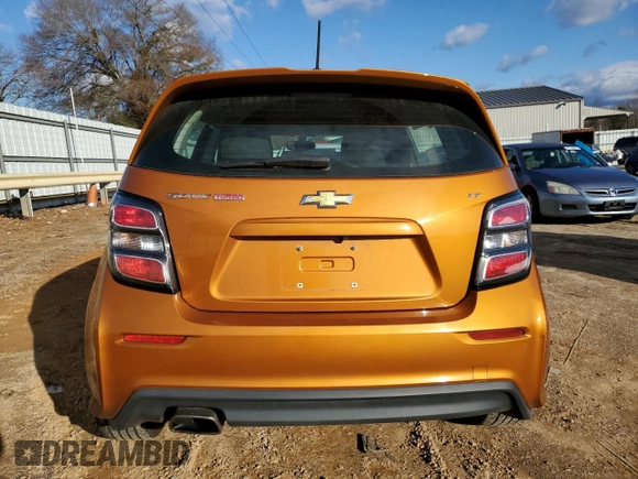2017 Chevrolet Sonic LT with VIN 1G1JD6SB4H4130953, listed as a Copart auction lot 86092314 with 215,471 mi miles and Salvage Title. Bid and sale history available at carsss.com. Image 6.