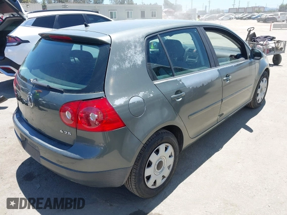 2007 Volkswagen Rabbit with VIN WVWDS71K17W052197, listed as a IAAI auction lot 42636885 with 157,423 mi miles and . Bid and sale history available at DreamBid. Image 4.