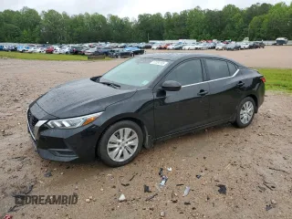 2022 Nissan Sentra S z VIN 3N1AB8BVXNY224933, wystawiony jako Copart lot #57284155 z przebiegiem 70 416 mil mil oraz Szkoda całkowita • Salvage title. Historia ofert i sprzedaży dostępna na DreamBid. Obrazek 1.