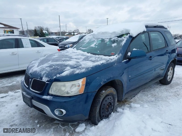 2007 Pontiac Torrent with VIN 2CKDL73F476044403, listed as a IAAI auction lot 41490314 with 1 miles. Bid and sale history available at carsss.com. Image 2.