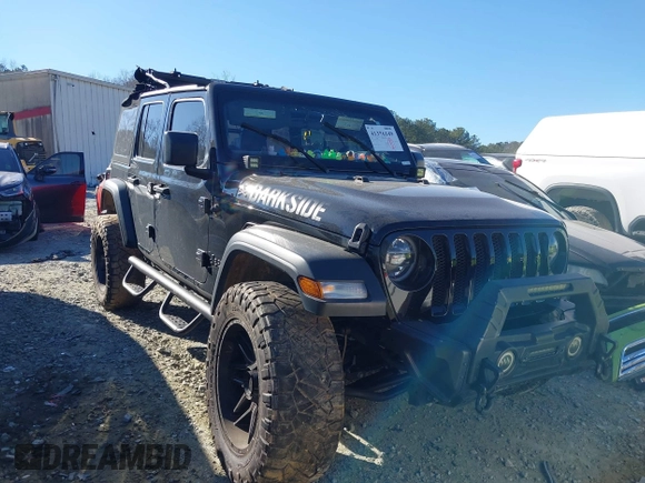 2022 Jeep Wrangler Unlimited Sport with VIN 1C4HJXDNXNW112324, listed as a IAAI auction lot 41376149 with 69,435 mi miles and . Bid and sale history available at DreamBid. Image 1.