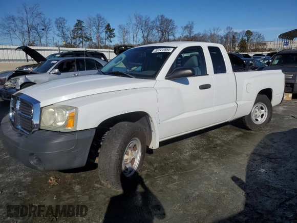 2005 Dodge Dakota ST with VIN 1D7HE22K95S304640, listed as a Copart auction lot 86522854 with Not Provided miles and Salvage Title. Bid and sale history available at DreamBid. Image 1.