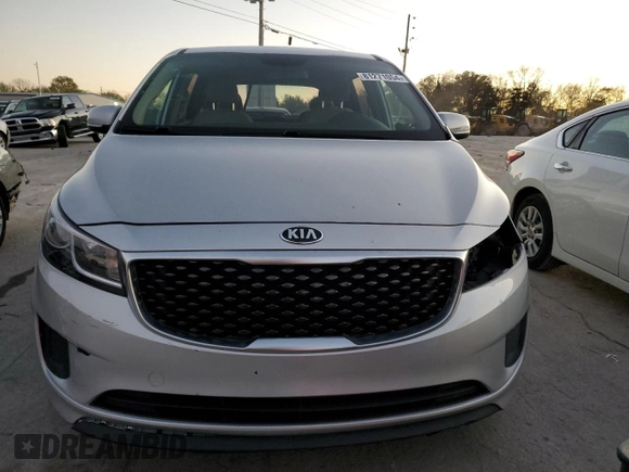 2018 Kia Sedona L with VIN KNDMA5C19J6397660, listed as a Copart auction lot 81271054 with 142,388 mi miles and Salvage Title. Bid and sale history available at carsss.com. Image 5.