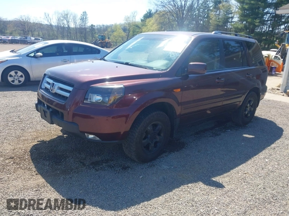 2008 Honda Pilot EX-L with VIN 5FNYF28748B010316, listed as a IAAI auction lot 42093577 with 160,714 mi miles and . Bid and sale history available at carsss.com. Image 2.