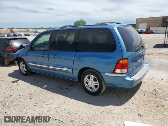 2002 Ford Windstar SE with VIN 2FMZA52432BB89435, listed as a Copart auction lot 57161005 with 156,081 mi miles and Salvage title. Bid and sale history available at DreamBid. Image 2.