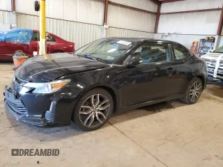 2014 Scion tC with VIN JTKJF5C76E3073381, listed as a Copart auction lot 51405565 with 165,000 mi miles and Salvage Title. Bid and sale history available at carsss.com. Image 1.