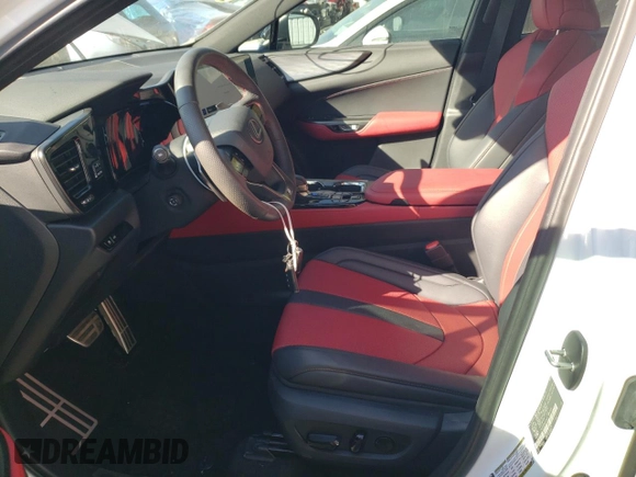 2023 Lexus NX with VIN 2T2KGCEZ7PC027611, listed as a Copart auction lot 72510804 with 19,525 mi miles and Salvage Title. Bid and sale history available at carsss.com. Image 7.