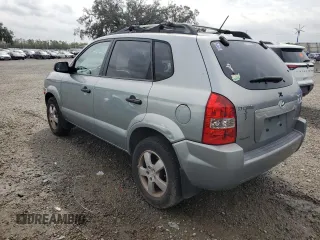 2005 Hyundai Tucson GL with VIN KM8JM12B05U223583, listed as a Copart auction lot 47685815 with 187,736 mi miles and Salvage Title. Bid and sale history available at carsss.com. Image 2.