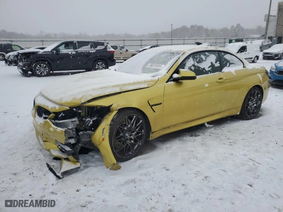 2020 BMW M4 with VIN WBS4Z9C09L5P37592, listed as a Copart auction lot 45895985 with 61,693 mi miles and Salvage Title. Bid and sale history available at carsss.com. Image 1.