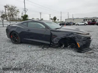 2022 Chevrolet Camaro 1SS with VIN 1G1FF1R73N0130465, listed as a Copart auction lot 42152125 with 53,097 mi miles and Salvage Title. Bid and sale history available at carsss.com. Image 4.