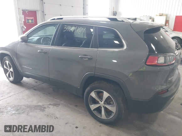 2021 Jeep Cherokee Limited with VIN 1C4PJMDX7MD165682, listed as a IAAI auction lot 39691189 with 47,112 mi miles and . Bid and sale history available at DreamBid. Image 3.