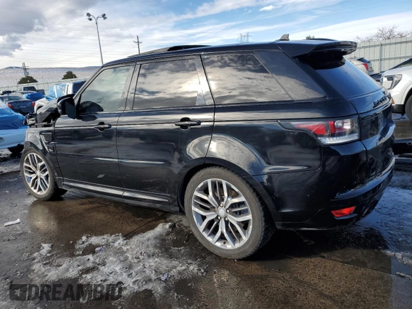 2016 Land Rover Range Rover Sport SVR with VIN SALWZ2EF5GA570016, listed as a Copart auction lot 87902575 with 69,616 mi miles and Clean title. Bid and sale history available at DreamBid. Image 2.