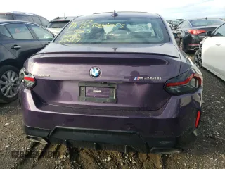2022 BMW 2 Series M240i xDrive with VIN 3MW53CM08N8C61654, listed as a Copart auction lot 42562323 with 0 mi miles. Bid and sale history available at carsss.com. Image 6.