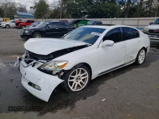 2008 Lexus GS 350 with VIN JTHBE96SX80041043, listed as a Copart auction lot 44634695 with 120,323 mi miles and Salvage Title. Bid and sale history available at carsss.com. Image 1.