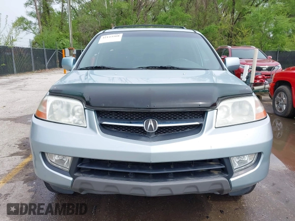 2002 Acura MDX with VIN 2HNYD18242H535635, listed as a IAAI auction lot 42123568 with 170,057 mi miles. Bid and sale history available at carsss.com. Image 6.