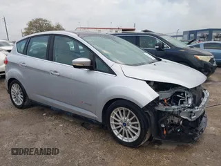 2013 Ford C-Max Energi SEL with VIN 1FADP5CU8DL557676, listed as a IAAI auction lot 41759323 with 52,259 mi miles. Bid and sale history available at carsss.com. Image 1.