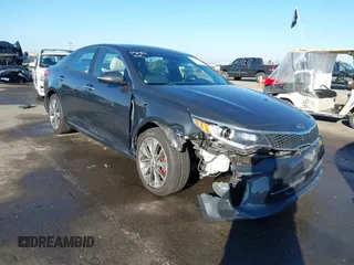 2016 Kia Optima SXL Turbo with VIN 5XXGV4L2XGG051938, listed as a IAAI auction lot 41400484 with 114,722 mi miles. Bid and sale history available at carsss.com. Image 1.