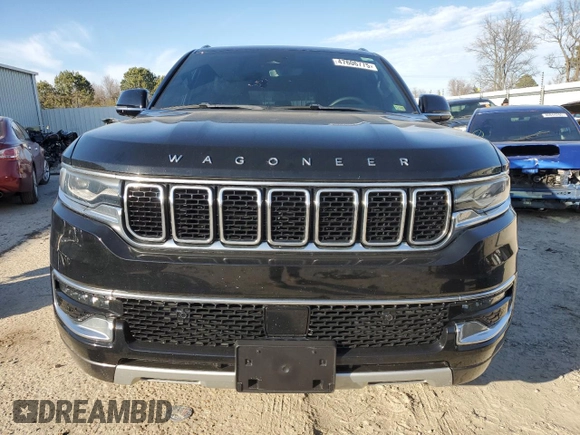2022 Jeep Wagoneer Series II with VIN 1C4SJUBT2NS168092, listed as a Copart auction lot 47606775 with 61,695 mi miles and Salvage title. Bid and sale history available at DreamBid. Image 5.