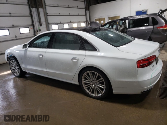 2017 Audi A8 z VIN WAU44AFD5HN007429, wystawiony jako Copart lot #45166564 z przebiegiem 59 423 mil mil oraz Nie do naprawy • Non repairable. Historia ofert i sprzedaży dostępna na DreamBid. Obrazek 2.