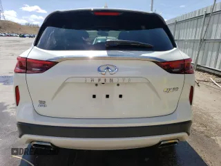 2021 Infiniti QX50 Luxe with VIN 3PCAJ5BB8MF102182, listed as a Copart auction lot 51758835 with 40,582 mi miles and Salvage Title. Bid and sale history available at DreamBid. Image 6.