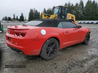 2013 Chevrolet Camaro LT with VIN 2G1FB3D32D9110529, listed as a Copart auction lot 50945235 with 166,837 mi miles and Salvage title. Bid and sale history available at DreamBid. Image 3.