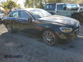 2023 Mercedes-Benz E 350 with VIN W1KZF8EB5PB132464, listed as a Copart auction lot 75684214 with 2,776 mi miles and Salvage Title. Bid and sale history available at DreamBid. Image 4.