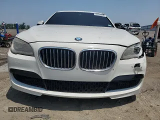 2013 BMW 7 Series 750Li with VIN WBAYE8C55DD133309, listed as a Copart auction lot 60656455 with 182,562 mi miles and Salvage title. Bid and sale history available at DreamBid. Image 5.