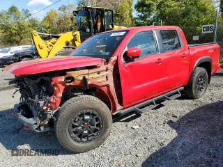 2022 Nissan Frontier S with VIN 1N6ED1EKXNN608884, listed as a Copart auction lot 75479834 with 11,132 mi miles and Salvage Title. Bid and sale history available at carsss.com. Image 1.