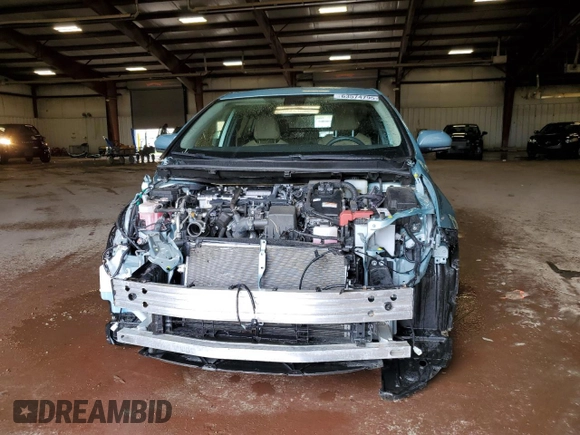 2021 Toyota Prius LE with VIN JTDL9MFU4M3029624, listed as a Copart auction lot 63574795 with 36,209 mi miles and Non repairable. Bid and sale history available at DreamBid. Image 5.