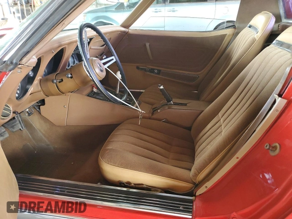 1972 Chevrolet Corvette with VIN 1Z37K2S501737, listed as a Copart auction lot 43789865 with 22,938 mi miles and Salvage title. Bid and sale history available at DreamBid. Image 7.