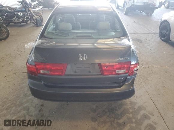 2005 Honda Accord LX with VIN JHMCM56495C007722, listed as a Copart auction lot 65002375 with 283,284 mi miles and Salvage title. Bid and sale history available at DreamBid. Image 6.