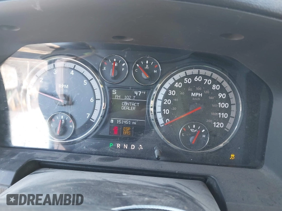 2009 Dodge 1500 Laramie with VIN 1D3HV13T29S778714, listed as a IAAI auction lot 41364288 with 151,451 mi miles and . Bid and sale history available at DreamBid. Image 7.