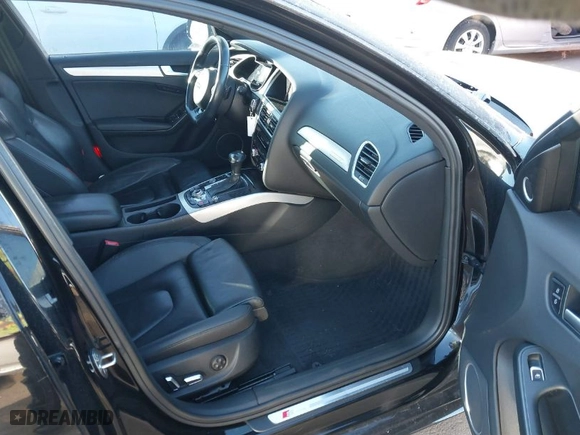 2015 Audi A4 Premium Plus with VIN WAUFFAFL2FN001028, listed as a IAAI auction lot 41266611 with 102,495 mi miles. Bid and sale history available at carsss.com. Image 5.