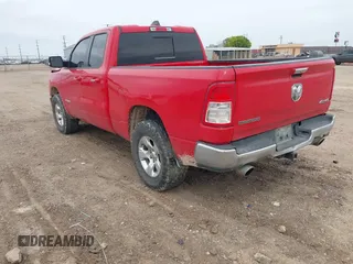 2020 Ram 1500 Big Horn with VIN 1C6SRFBT0LN281594, listed as a IAAI auction lot 42050933 with 146,028 mi miles. Bid and sale history available at carsss.com. Image 3.