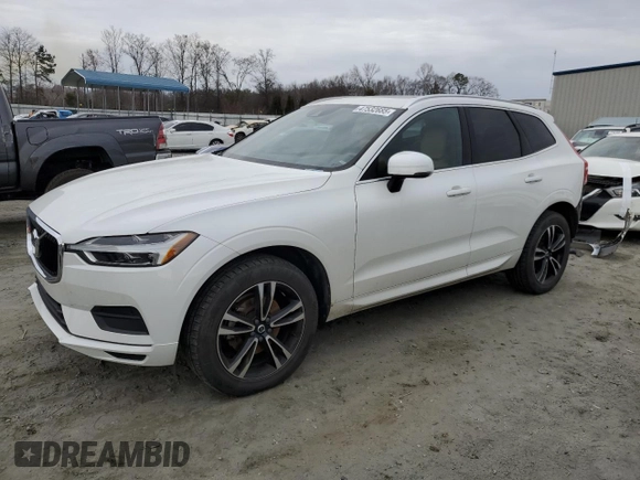 2020 Volvo XC60 Momentum с VIN YV4102RK1L1561825, выставлен на аукционе Copart как лот 47532685 с пробегом 82 337 миль миль и Списание • Salvage title. История ставок и продаж доступна на DreamBid. Изображение 1.
