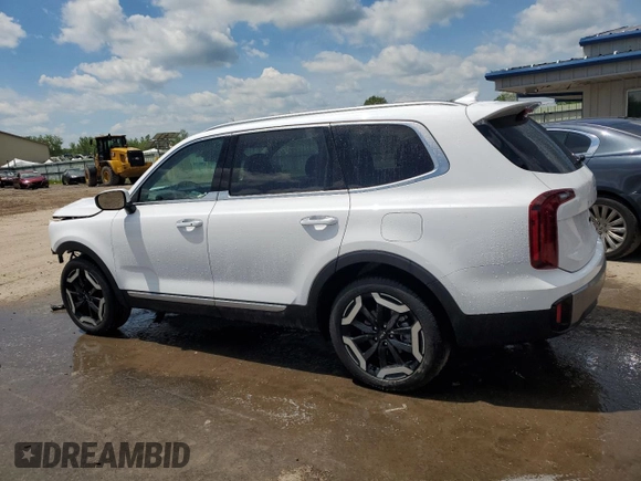 2025 Kia Telluride S with VIN 5XYP6DGC7SG633192, listed as a Copart auction lot 58782175 with 2,134 mi miles and Salvage title. Bid and sale history available at DreamBid. Image 2.