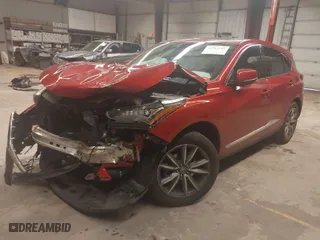 2019 Acura RDX w/Technology Pkg with VIN 5J8TC2H59KL016605, listed as a IAAI auction lot 41567145 with 69,528 mi miles. Bid and sale history available at carsss.com. Image 2.
