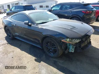 2020 Ford Mustang EcoBoost with VIN 1FA6P8TH8L5161523, listed as a IAAI auction lot 41762189 with 100,287 mi miles. Bid and sale history available at carsss.com. Image 1.