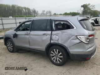 2020 Honda Pilot EX-L with VIN 5FNYF5H59LB020770, listed as a Copart auction lot 51769405 with 38,063 mi miles and Salvage Title. Bid and sale history available at carsss.com. Image 2.