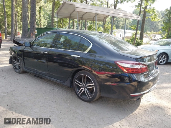 2017 Honda Accord Touring z VIN 1HGCR3F97HA044885, wystawiony jako IAAI lot #42603354 z przebiegiem 175 110 mil mil oraz . Historia ofert i sprzedaży dostępna na DreamBid. Obrazek 3.