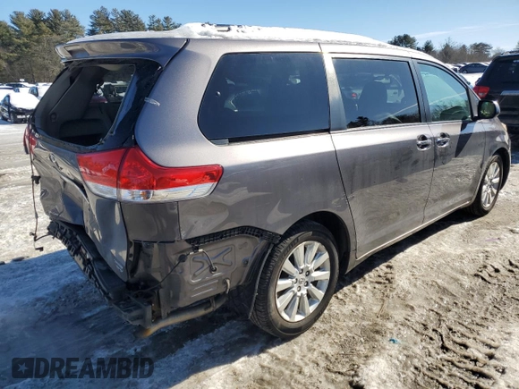 2011 Toyota Sienna XLE with VIN 5TDDK3DC7BS002989, listed as a Copart auction lot 45714275 with 174,640 mi miles and Non repairable. Bid and sale history available at DreamBid. Image 3.