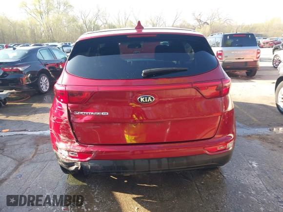 2017 Kia Sportage LX with VIN KNDPM3AC5H7121087, listed as a IAAI auction lot 41967697 with 91,175 mi miles. Bid and sale history available at carsss.com. Image 17.