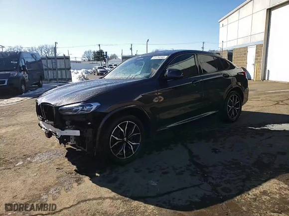 2023 BMW X4 M40i with VIN 5UX43DT09P9R44007, listed as a Copart auction lot 46134345 with 16,960 mi miles and Salvage Title. Bid and sale history available at carsss.com. Image 14.