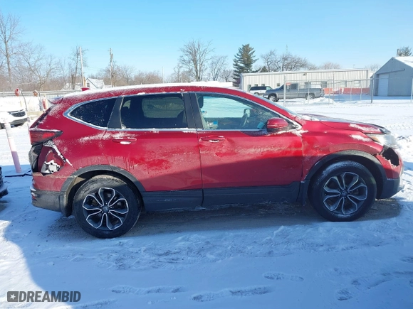 2021 Honda CR-V EX-L with VIN 5J6RW2H83MA001245, listed as a IAAI auction lot 41628150 with 64,368 mi miles. Bid and sale history available at carsss.com. Image 14.