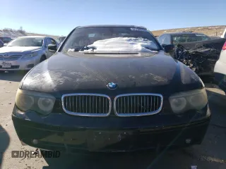 2004 BMW 7 Series 745i with VIN WBAGL63424DP68940, listed as a Copart auction lot 88738565 with 139,822 mi miles and Salvage Title. Bid and sale history available at DreamBid. Image 5.